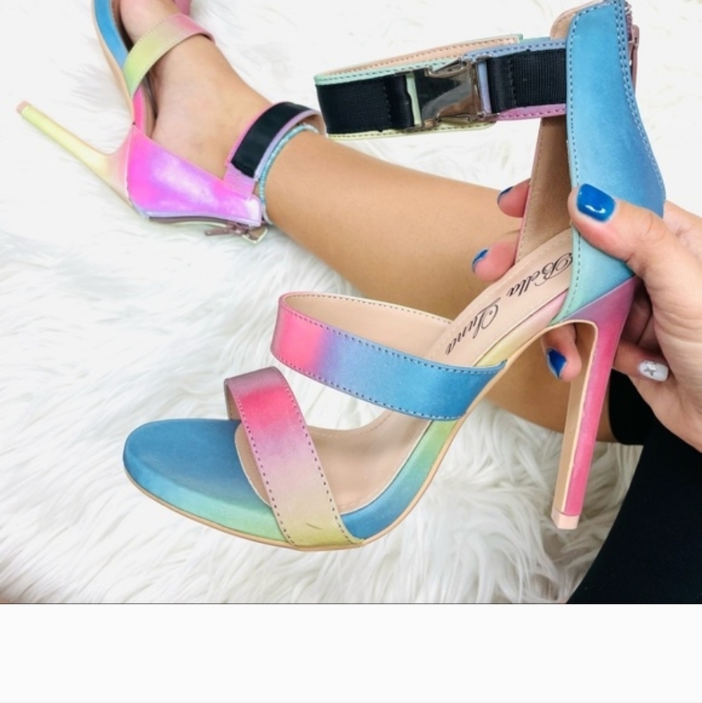 Colorful Gradient High Heels - Picture 7 of 10